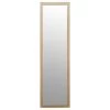 B&M Over Door Mirror 120 X 30cm - Brown -B&M 270480 Over The Door Mirror 120x30cm 21