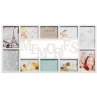 B&M Memories Multi Aperture Photo Frame 10pc -B&M 274482 10 Aperture White Photo Frame memories1