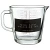 B&M Glass Measuring Jug 500ml -B&M 314251 500ml glass measuring jug
