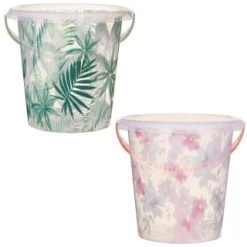 B&M Printed Bucket 12L - Floral -B&M 315524 printed bucket 12l main