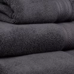 B&M Signature Zero Twist Bath Sheet - Charcoal 9 B&M Signature Zero Twist Bath Sheet - Charcoal -B&M 317249 317250 319251 319252 Signature Zero Twist charcoal towels 2