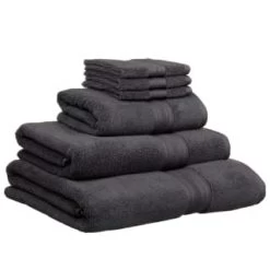 B&M Signature Zero Twist Bath Sheet - Charcoal 8 B&M Signature Zero Twist Bath Sheet - Charcoal -B&M 317249 317250 319251 319252 Signature Zero Twist charcoal towels