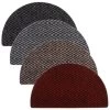B&M Half Moon Indoor Chevron Doormat 40 X 70cm -B&M 319759 Half Moon Indoor Chevron Mat 40x70cm