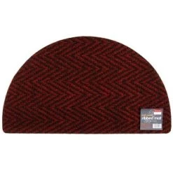 B&M Half Moon Indoor Chevron Doormat 40 X 70cm 17 B&M Half Moon Indoor Chevron Doormat 40 X 70cm -B&M 319759 Half Moon Indoor Chevron Mat 40x70cm 2