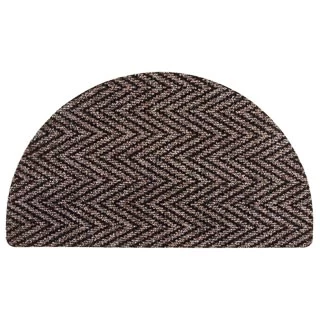 B&M Half Moon Indoor Chevron Doormat 40 X 70cm 6 B&M Half Moon Indoor Chevron Doormat 40 X 70cm - Image 4