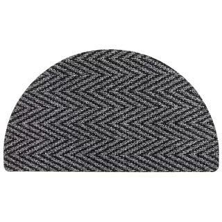 B&M Half Moon Indoor Chevron Doormat 40 X 70cm 5 B&M Half Moon Indoor Chevron Doormat 40 X 70cm - Image 3