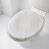 B&M Marble Toilet Seat -B&M 330659 marble toilet seat grey