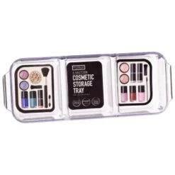 B&M -B&M 331787 3 section cosmetic organiser