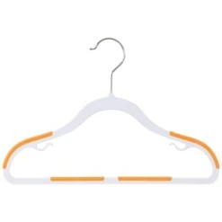 B&M Addis Children's Non-Slip Hangers 10pk - Multi Colour -B&M 333090 addis 10pk childrens non slip hangers boys 5