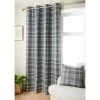 B&M Oakland Traditional Woven Grey Check Curtains 66 X 90" -B&M 335327 335329 335330 335332 335333 akland traditional woven check curtain grey 2