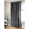 B&M Charcoal Jasmine Sparkle Velvet Eyelet Curtains 46 X 72" -B&M 335342 335343 335345 335346 335347 asmine sparkle velvet curtain with eyelets charcoal 2