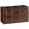 B&M Wooden Storage Chest -B&M 338728 woodern storage chest