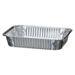 B&M Large Foil Baking Trays 3pk -B&M 341036 3pk large foil roasting trays 3