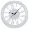 B&M Chicago Clock - White -B&M 342842 chicago clock white