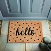 B&M Printed Coir Doormat - Hello -B&M 347685 hello coir doormat