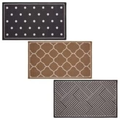 B&M Printed Indoor Doormat 40 X 70cm - Spots -B&M 354257 printed indoor doormat 40x70cm group