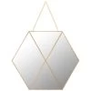 B&M Hanging Hexagon Mirror -B&M 358084 hexagon mirror