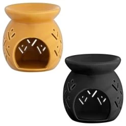 B&M Tribal Oil Burner - Ochre -B&M 358785 tribal oil burner set