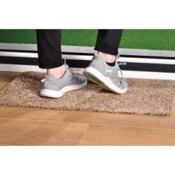 B&M Extra Large Antibacterial Doormat - Brown -B&M 366004 366006 anti bac magic clean mat 2