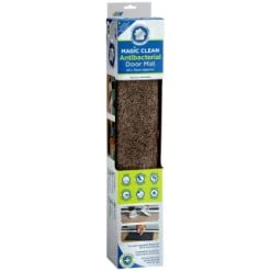 B&M Antibacterial Doormat - Brown -B&M 366004 anti bac magic clean mat brown