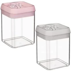 B&M Vacuum Storage Container 1.7L - Grey -B&M 368008 368010 vacuum storage 1 7l main