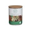 B&M Round Storage Container With Bamboo Lid -B&M 368018 round storage container with bamboo lid 750ml 2