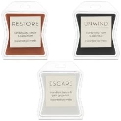 B&M Spa Wax Melts 9pk - Escape -B&M 368687 368689 368695 spa wax melts group 1