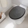 B&M Grey Slate Toilet Seat -B&M 368826 grey slate toilet seat
