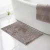 B&M Velvet Bath Mat 50 X 80cm - Nude 2 B&M Velvet Bath Mat 50 X 80cm - Nude -B&M 368864 velvet bath mat nude