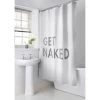 B&M Get Naked Shower Curtain