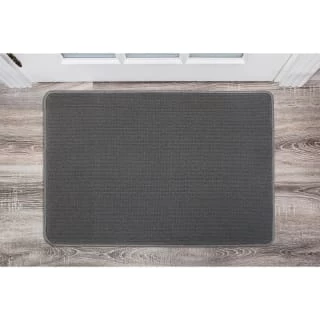B&M Loop Washable Doormat 50 X 75cm - Grey 4 B&M Loop Washable Doormat 50 X 75cm - Grey - Image 2