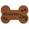 B&M Dog Bone Shaped Doormat -B&M 371948 shaped doormat