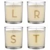 B&M Alphabet Candle (Assorted) - Sandalwood & Amber 2 B&M Alphabet Candle (Assorted) - Sandalwood & Amber -B&M 372815 372816 372849 alphabet candle sandalwood and amber main1