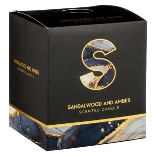 B&M Alphabet Candle (Assorted) - Sandalwood & Amber 11 B&M Alphabet Candle (Assorted) - Sandalwood & Amber - Image 9