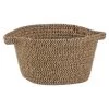 B&M Two Tone Mini Basket - Black & Natural -B&M 374425 two tone mini basket