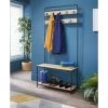 B&M Michigan Coat Rack With Shoe Storage -B&M 374532 michigan coat rack with shoe storage