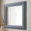 B&M Dorset Square Mirror - Grey -B&M 374553 dorset mirror grey
