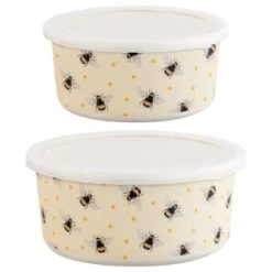 B&M Round Tubs 2pk - Bees -B&M 375966 2pk reuse and repurpose round tubs bee 5