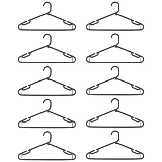 B&M Jumbo Hangers 10pk - Black 4 B&M Jumbo Hangers 10pk - Black - Image 2