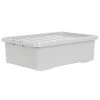 B&M Under Bed Storage Box 32L - Grey -B&M 377037 under bed storage box 32l grey 2