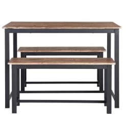 B&M Coberg Bench Dining Set 3pc -B&M 377371 coberg 3 piece dining set 2