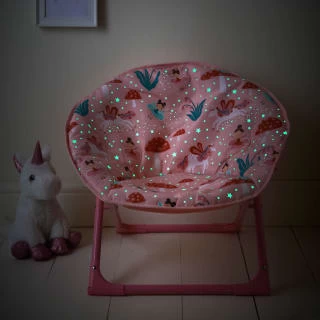 B&M Foldable Fairy Unicorn Moon Chair 4 B&M Foldable Fairy Unicorn Moon Chair - Image 2