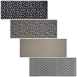 B&M Printed Runner 57 X 150cm - Grey Dash -B&M 379092 printed runner 57x150 cm group