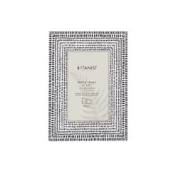 B&M Spotty Photo Frame 4 X 6" - Black & White -B&M 380078 botanist black and white spotty frame 4x6 1