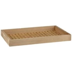 B&M Rattan Rectangle Tray 5 B&M Rattan Rectangle Tray -B&M 380084 rattan rectangle tray