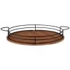 B&M Black Wire & Wood Serving Tray 2 B&M Black Wire & Wood Serving Tray -B&M 380186 black wire and wood serving tray 2