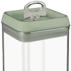 B&M Vacuum Storage Container 1.7L - Sage -B&M 380189 vacuum storage 1 7l sage