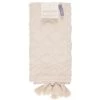 B&M Homestead Embossed Tea Towels With Tassels 2pk - Natural -B&M 380229 2pk homestead embossed tea towel with tassels