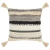 B&M Esme Stripe Woven Cushion - Mono -B&M 380483 esme stripe woven cushion mono
