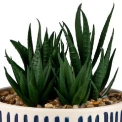 B&M Scandi Shore Stripe Succulent -B&M 380604 scandi shore stripe succulent 4